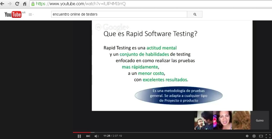 Encuentro Online de Testers - Rapid Software Testing