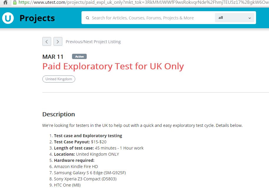 paid exploratory_utest