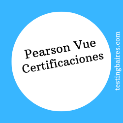 pearson vue certificaciones