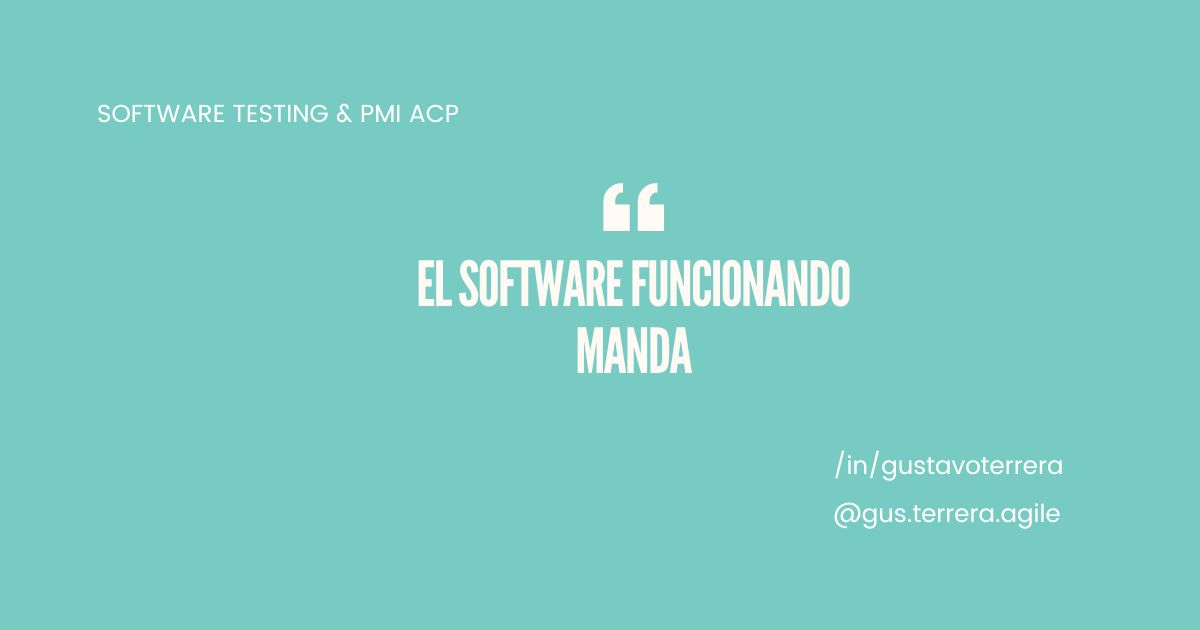Lee más sobre el artículo El software funcionando manda