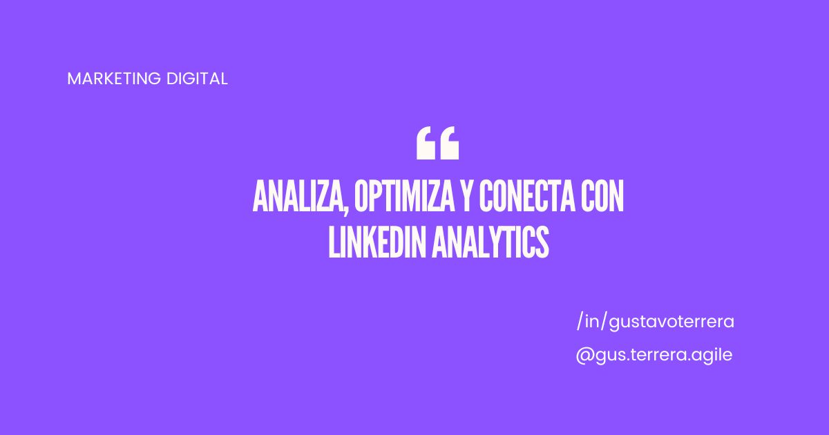 Lee más sobre el artículo Analiza, optimiza y conecta con LinkedIn Analytics