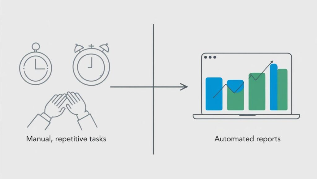 automatización de procesos integrando inteligencia artificial generativa en la gestión de proyectos.