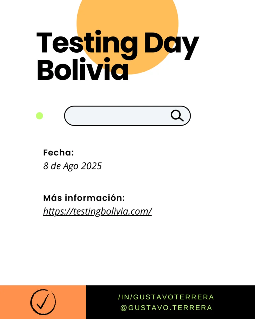 📢📅💪🖖 ¡Atención, comunidad de Software Testing y Calidad! 🚀 

Con los años y la experiencia de haber visto nacer y crecer iniciativas tan importantes como Argentesting, evento que organizamos hace algunos años con Nadia Soledad Cavalleri, sé el esfuerzo, la pasión y el valor que se invierte en construir espacios de conocimiento y conexión para nuestra comunidad.

Por eso, quiero compartirles una agenda imperdible de eventos que se vienen en los próximos meses y que, sin duda, serán fundamentales para seguir impulsando la excelencia en calidad de software. Agenden estas fechas, ¡porque prometen mucho!