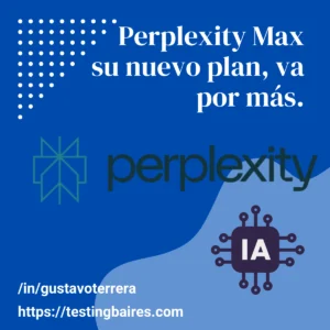 Lee más sobre el artículo Perplexity Max va por Más