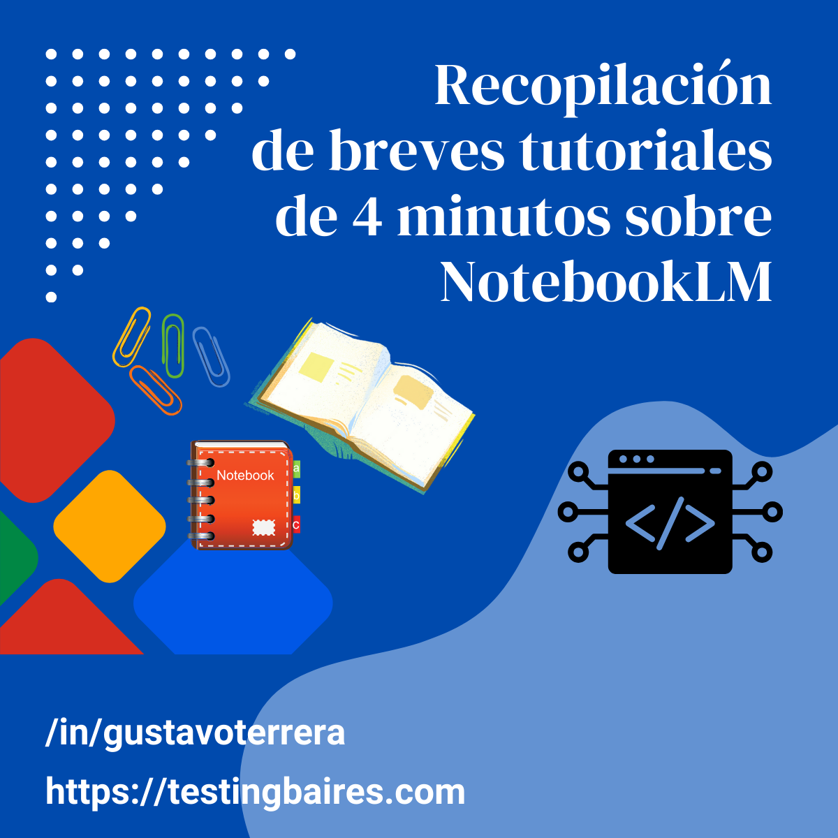 En este momento estás viendo Recopilación de breves tutoriales de 4 minutos sobre NotebookLM
