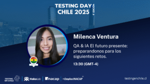 Lee más sobre el artículo QA & IA El futuro presente: Preparándonos para los siguientes retos ponente
