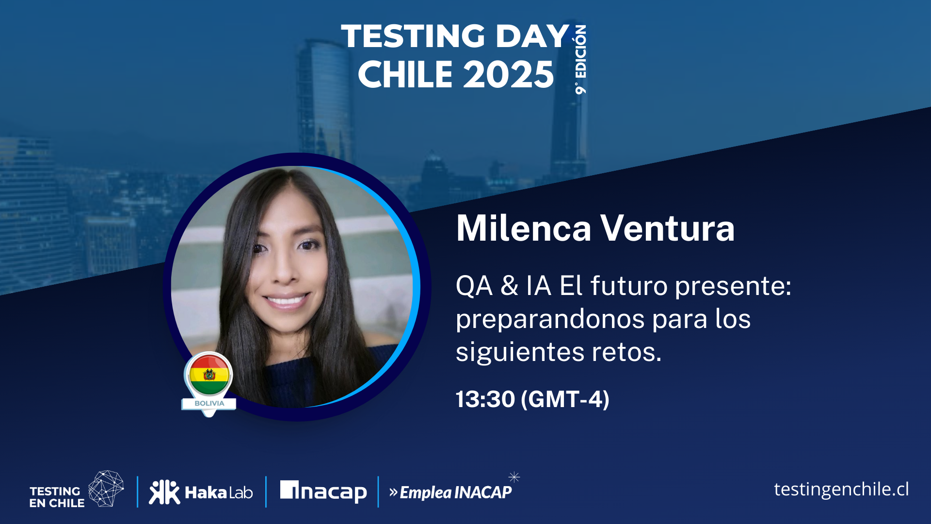 En este momento estás viendo QA & IA El futuro presente: Preparándonos para los siguientes retos ponente