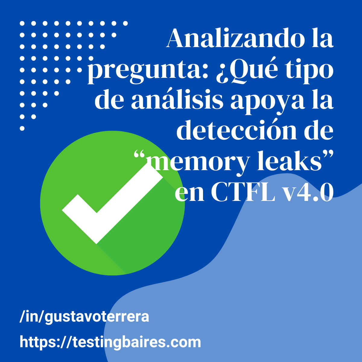 En este momento estás viendo Análisis: ¿Qué tipo de análisis apoya la detección de “memory leaks” durante la ejecución del software?