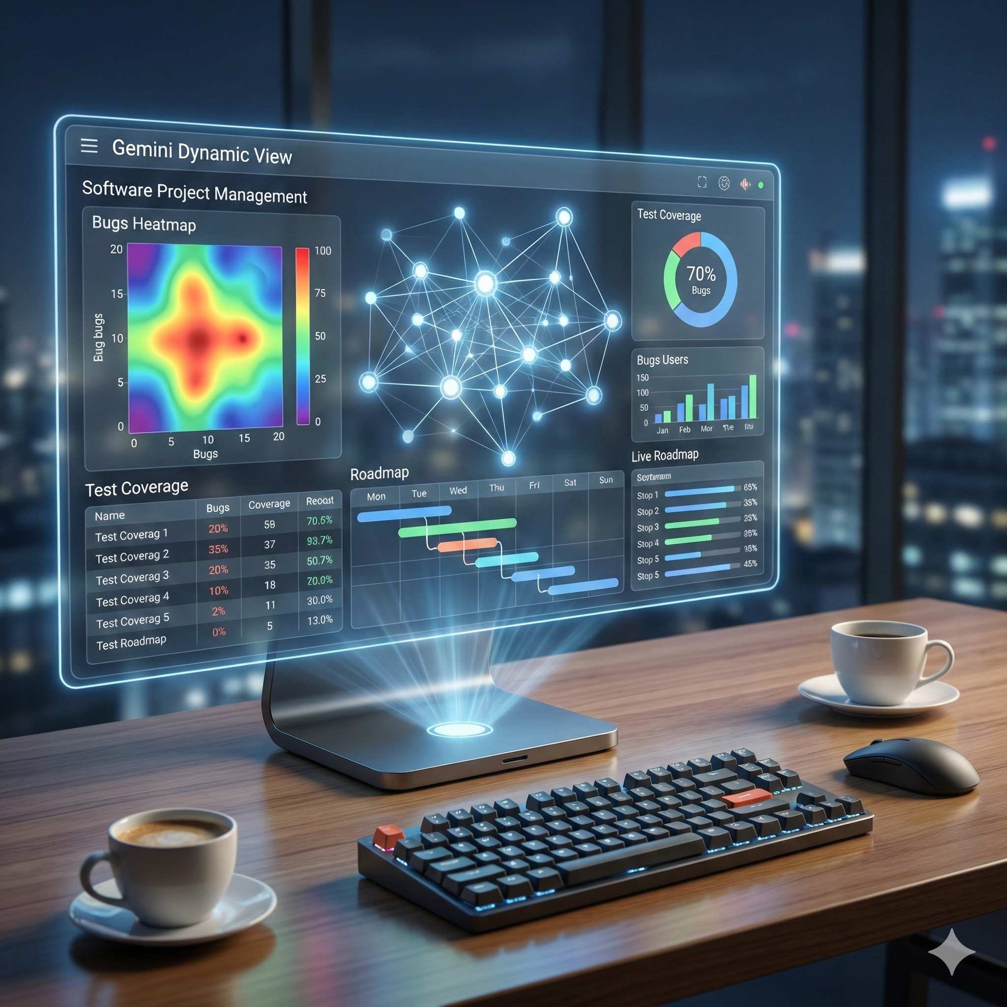 Lee más sobre el artículo Gemini y su «Vista Dinámica»: El nuevo tablero de control para PMs y QAs